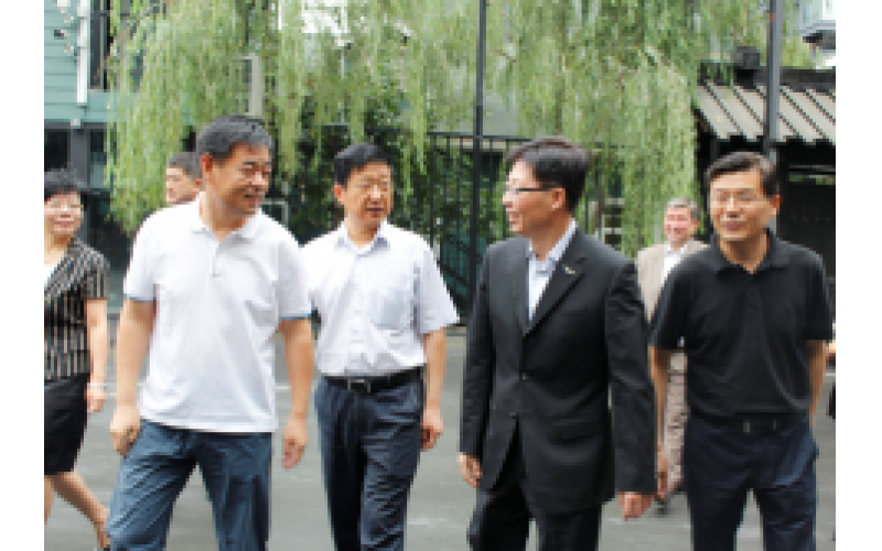 中国民航局副局长王志清在ABG集团集团参观调查